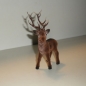 Hirsch beflockt, naturgetreu