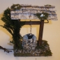 Brunnen drehbar mit  Schindeldach und Mauerbrunnen  (Licht) NEU