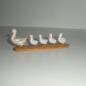 Entengruppe Gr. 10 cm in Legno naturgetreu bemalt