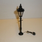Standlaterne, Metall, in schwarz  ca. 17,5 cm hoch