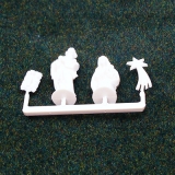 Kleine Familie mit Stern aus Legno