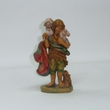 Hirte mit Schaf auf der Schulter