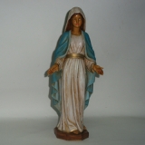 Madonna mit ausgebreiteten Händen, wunderschön bemalt (Legno)