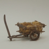 Strohkarre mit Holzräder