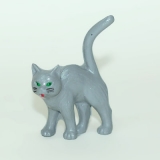 Katze grau, Material Legno