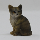 Sitzende Katze