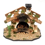 Kleiner Backofen mit  brennender Flamme (NEU)