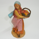 Mädchen mit Obstkorb