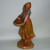Hirtin mit Obstschale