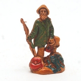 Hirte mit Fischen 3,5 cm