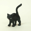 Katze schwarz,  Material Legno