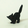Katze in schwarz aus Legno