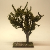 schön gewachsener Baum aus Naturmaterial, Moos vergilbt nicht ,       23 cm