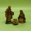 Familie mit losem Jesuskind, in farbiger Bemalung
