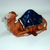 Kamel liegend mit blauer Decke (original Fontanini)