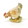 Huhn pickend, Echtholz , passend zu 15 cm Figuren