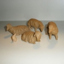 Schafgruppe 4-teilig zu Figurengröße 15-16 cm