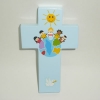 Kreuz, Farbe blau (Kinder aus aller Welt)