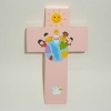 Kinderkreuz in rosa (Fröhliche Kinderrunde aus aller Welt)