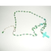 Kinderrosenkranz in grün, auch als Kette (mit Verschluß)
