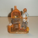 Bäcker mit Backofen